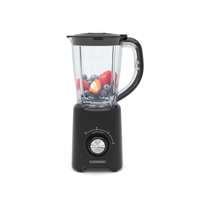 MELISSA 16180134 | Blender | 800 W | 2 Speeds + pulse | 4 Stainless steel blades | 1.5L Plastic jug | Black