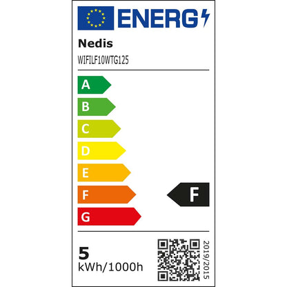 Nedis SmartLife LED Filament Bulb | Wi-Fi | E27 | 500 lm | 5 W | Warm White | 2700 K | Glass | Android™ / IOS | G125 | 1 pcs