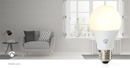 Nedis SmartLife Full Colour LED Bulb | Zigbee 3.0 | E27 | 806 lm | 9 W | RGB / Warm to Cool White | 2200 - 6500 K | Android™ / IOS | Bulb | 1 pcs