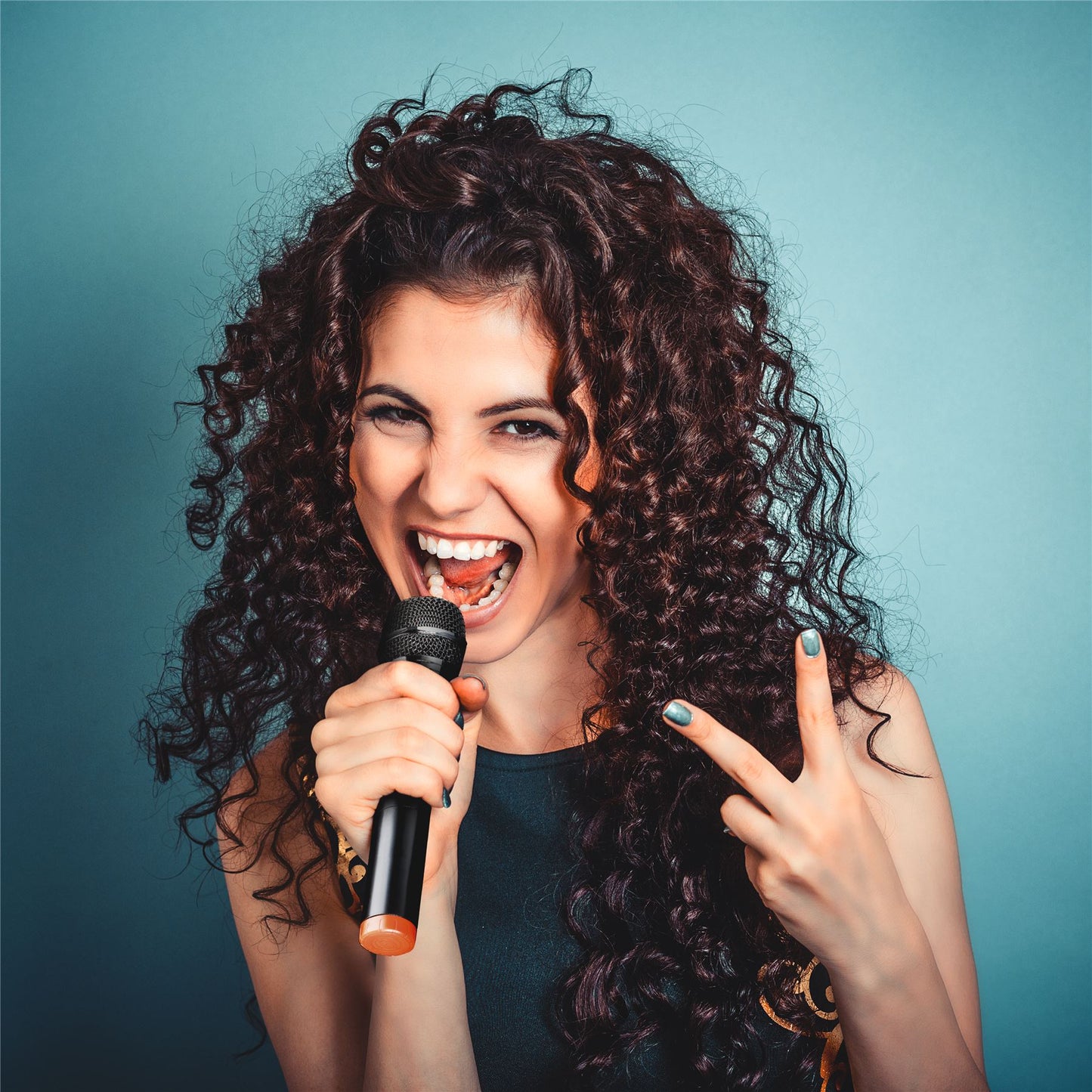 Lenco MCW-011BK | Microphone | Wireless | 6.35mm Connection | Battery Powered Receiver