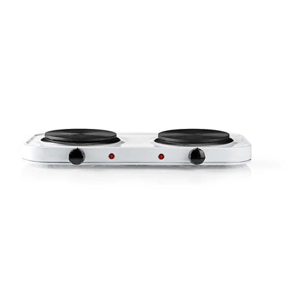 Nedis Electric Cooking Plates | Cooking zones: 2 | 2000 W | Overheating protection | White