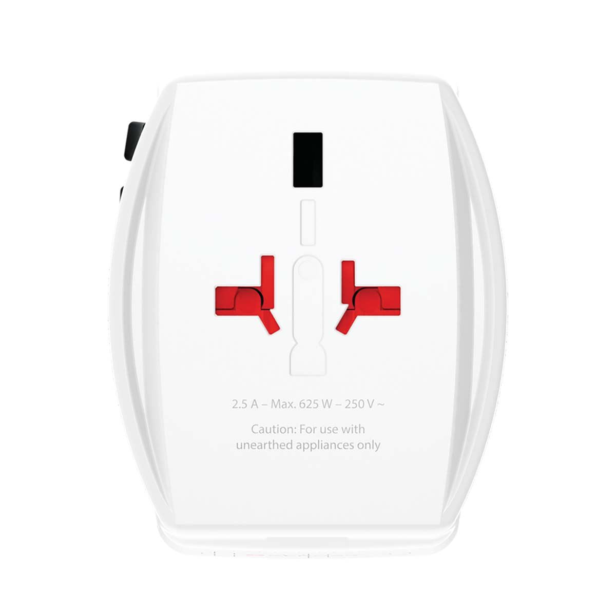 Skross SKR1302974 | Travel Adapter 2 pole adapter with integrated Dual 30W USB Charger (1x USB C & 1 x USB)