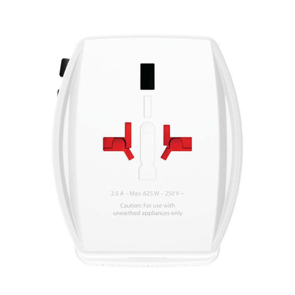 Skross SKR1302974 | Travel Adapter 2 pole adapter with integrated Dual 30W USB Charger (1x USB C & 1 x USB)