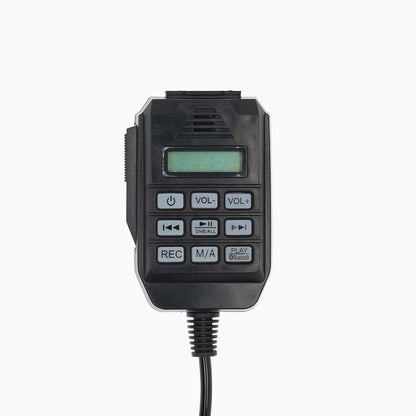 Nedis Megaphone | Maximum range: 1500 m | Maximum Volume control: 120 dB | Detachable Microphone | Built-in siren | Bluetooth® | Recording function | USB playback | Shoulder strap | Black / White