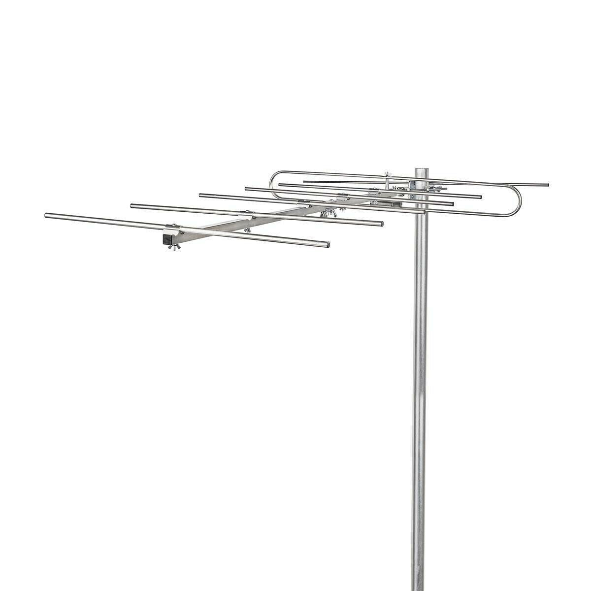 Nedis Outdoor Antenna | VHF | Reception range: ≥50 km | Gain: 13 dB | 75 Ohm | Antenna length: 1348 mm | Aluminium