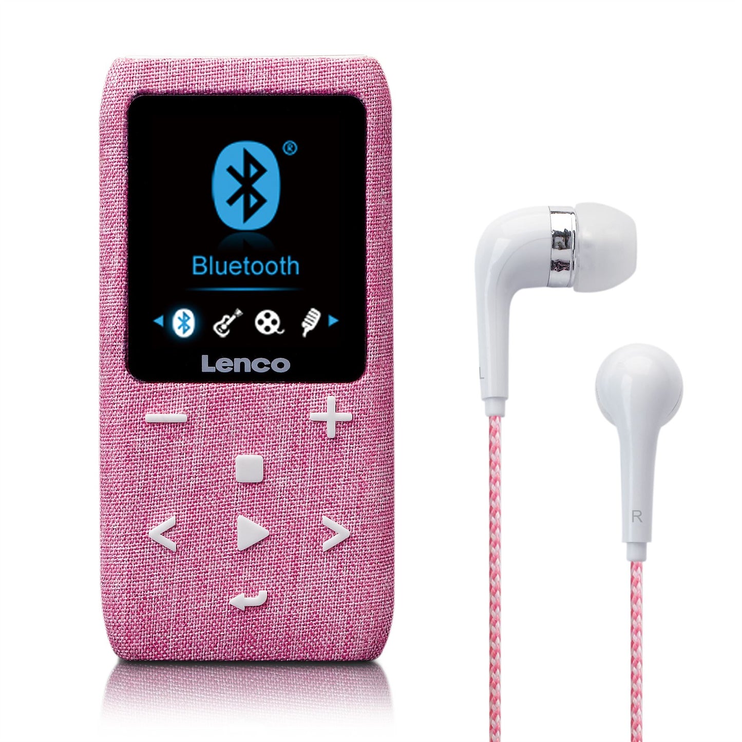 Lenco XEMIO-861PK | MP3/MP4 Player | Bluetooth® | 8GB | Micro SD Card Expansion | Pink
