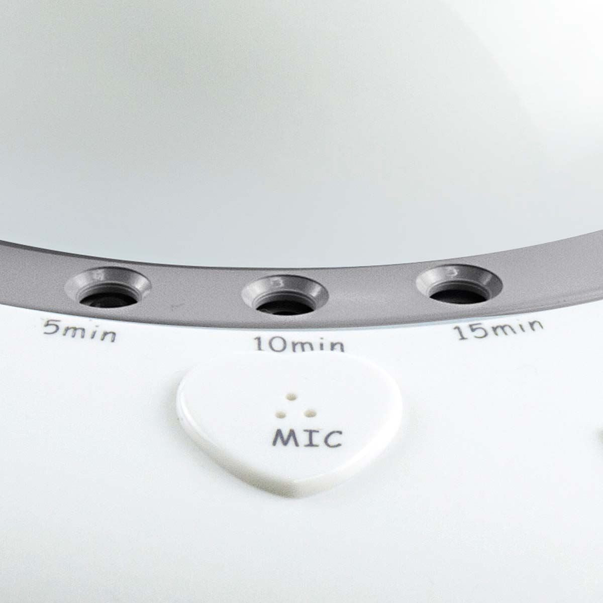 Alecto Starry Sky Nusery Projector | Adjustable Play Time | Voice Activated | Music & Light | White / Grey