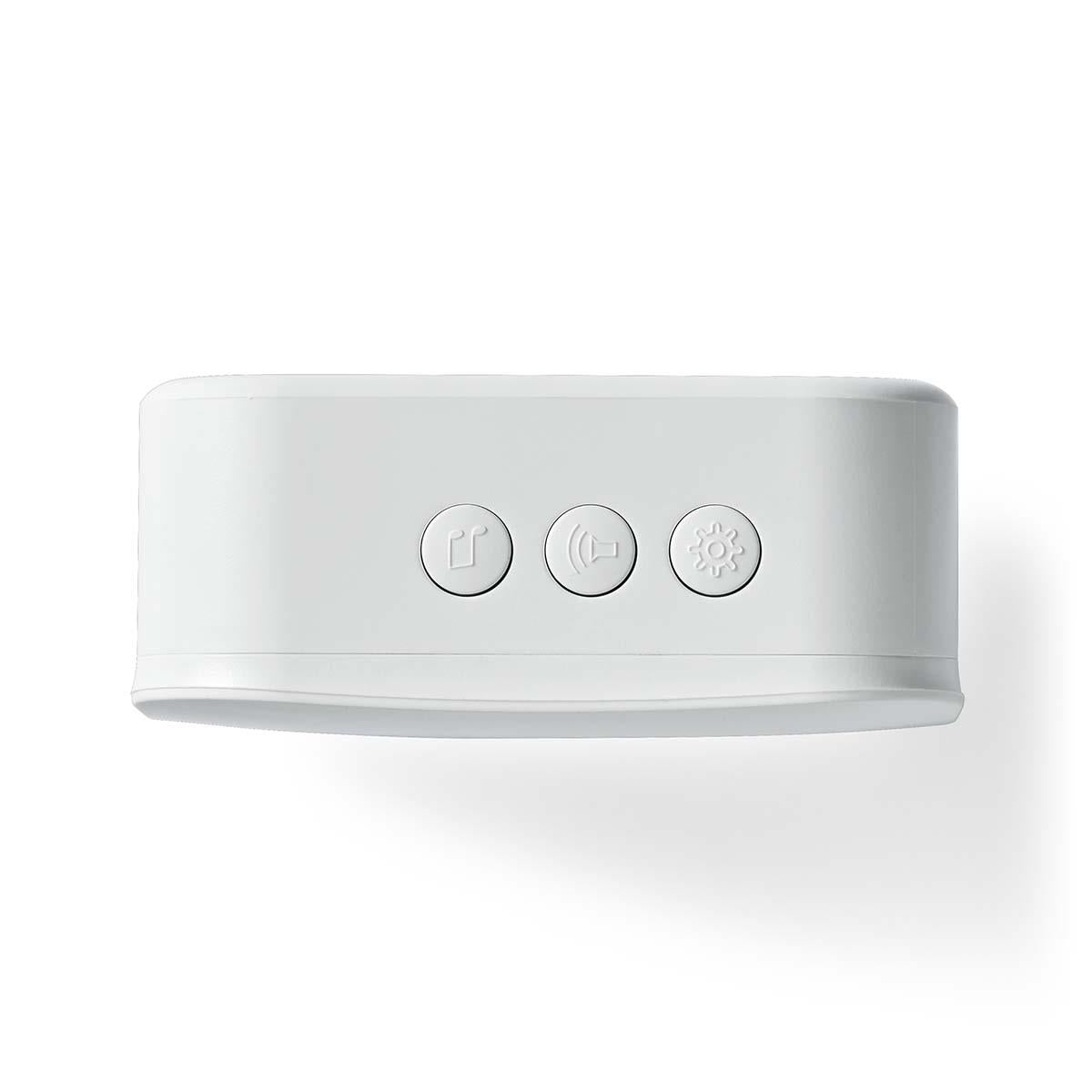 Nedis SmartLife Chime | 433 MHz | Accessory for: WIFICDP10GY / WIFICDP30WT / WIFICDP40CWT | Battery Powered / USB Powered | 4 Sounds | 4.5 V DC / 5 V DC | Adjustable volume | White