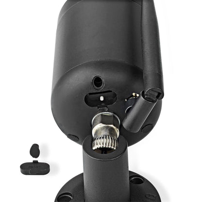Nedis SmartLife Outdoor Camera | Wi-Fi | Full HD 1080p | IP65 | Cloud Storage (optional) / microSD (not included) | 12 V DC | With motion sensor | Night vision | Black