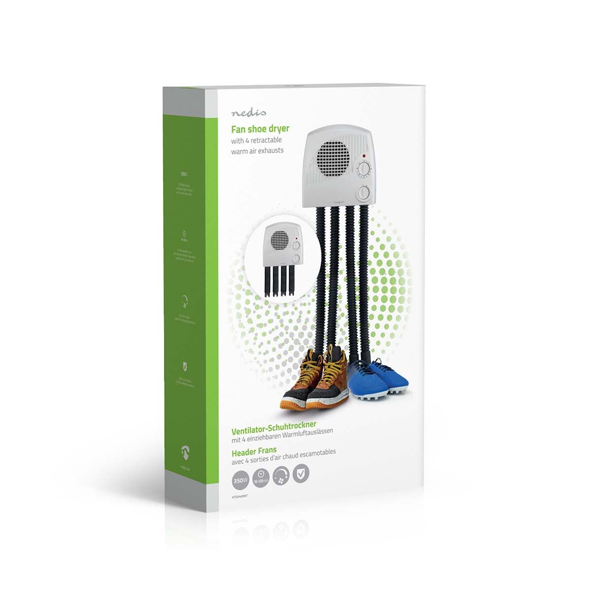 Nedis Shoe Dryer | 350 W | 45 °C | Overheating protection
