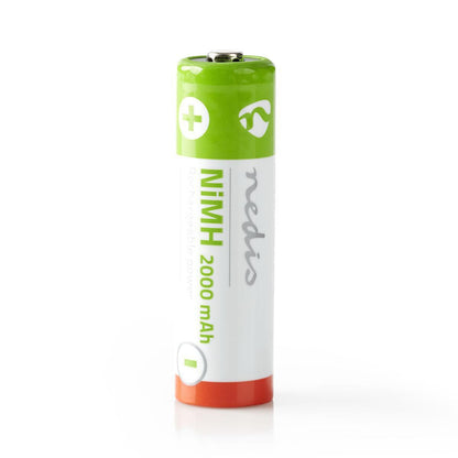 Nedis Rechargeable NiMH Battery AA | 1.2 V DC | 2000 mAh | 4-Pack