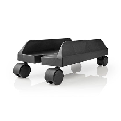 Nedis Computer Trolley | Adjustable Width / Full Motion | 14.5 - 24.2 cm | 20 kg | Metal / Plastic | Black