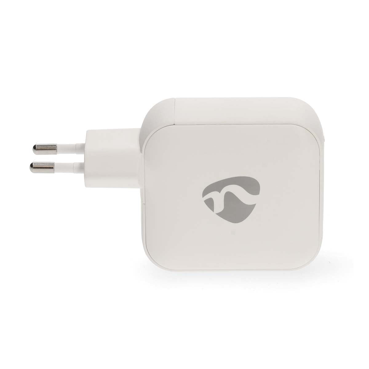 Nedis Wall Charger | 100 W | GaN | PD3.0 | Quick charge feature | 2.5 / 3.0 / 5.0 A | Number of outputs: 3 | USB-A / 2x USB-C™ | Automatic Voltage Selection | White