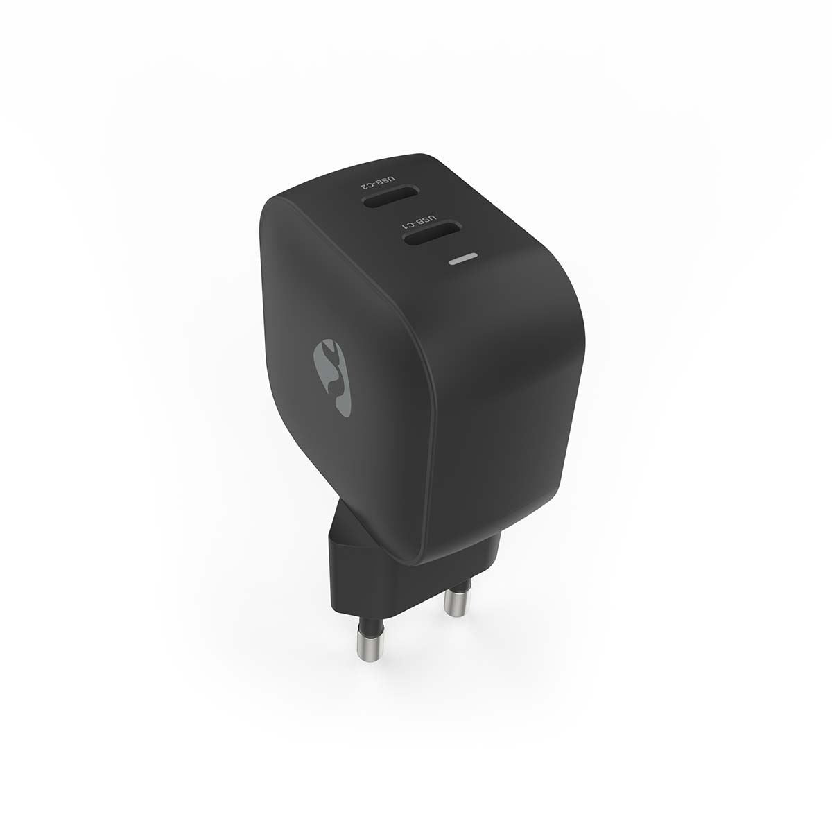 Nedis Wall Charger | 35 W | GaN | PD3.0 | Quick charge feature | 1.75 / 2.33 / 2.92 / 3.0 A | Number of outputs: 2 | 2x USB-C™ | Automatic Voltage Selection | Black