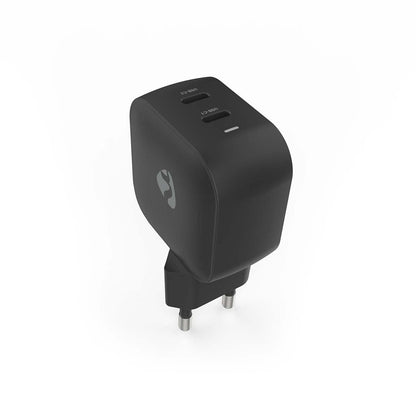 Nedis Wall Charger | 35 W | GaN | PD3.0 | Quick charge feature | 1.75 / 2.33 / 2.92 / 3.0 A | Number of outputs: 2 | 2x USB-C™ | Automatic Voltage Selection | Black