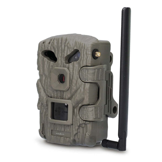 Nedis Wildlife Camera | 4G | 1080p@30fps | 30.0 MPixel | 2 MPixel CMOS | IP66 | 4G | Black No-Glow IR | Night vision | Viewing angle: 50 ° | Motion sensor | Detection angle: 50 ° | Detection range: 20 m | LCD Screen | Green