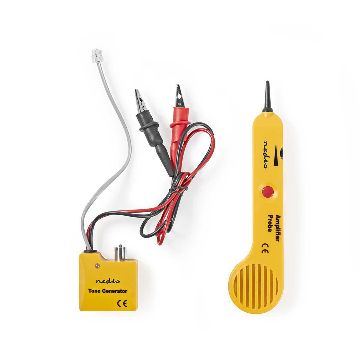 Nedis PC and Multimedia cable tester | Tone generator | LED indicator | Headphone connection | Battery Powered