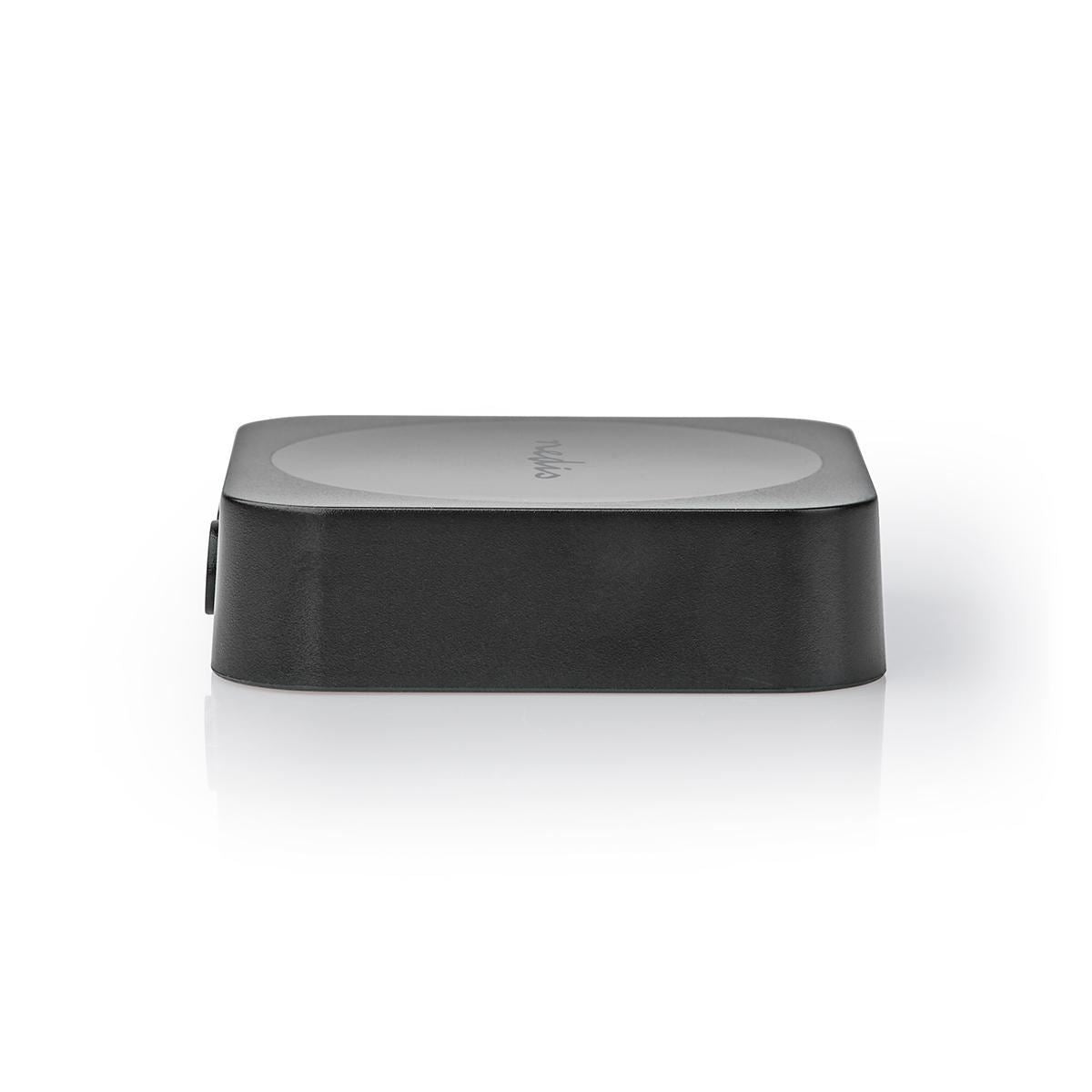 Nedis Bluetooth® Transmitter Receiver | Connection input: 1x AUX | Connection output: 1x AUX | SBC | Up to 1 Device | Maximum battery play time: 6 hrs | Black