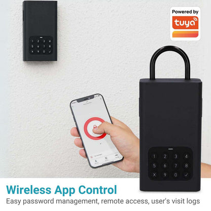 Nedis SmartLife Key Box | Key Safe | Bluetooth® | Outdoor | Key Lock | IPX5 | Black