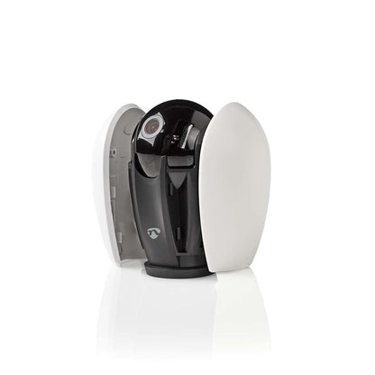 Nedis SmartLife Indoor Camera | Wi-Fi | Full HD 1080p | Pan tilt | Cloud Storage (optional) / microSD (not included) | With motion sensor | Night vision | Dark Grey / White