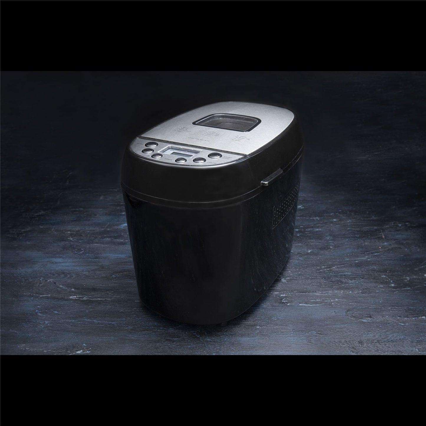 Gastronoma 18260001 | Automatic Bread Maker | 12 Digital Preset Programs | Time | LCD Screen | Black