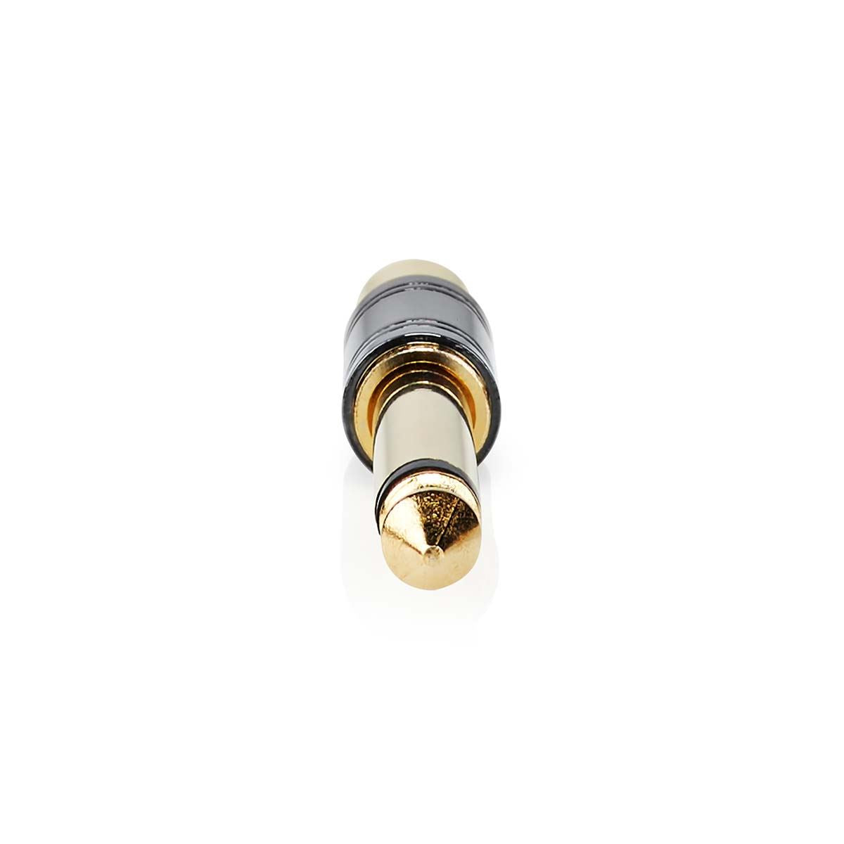 Nedis CABW23935BKG | Mono Audio Adapter | 6.35 mm Male | RCA Female | Gold Plated | Straight | Metal | Metal | 1 pcs | Box
