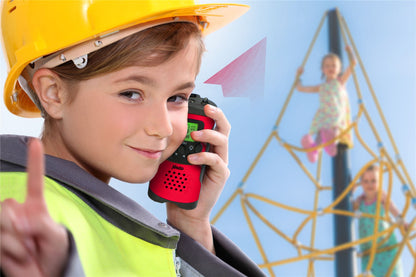 Alecto Walkie-Talkie Set | 2 Handsets | Up to 7 km | Frequency channels: 8 | VOX | up to 3 Hours | Black / Red