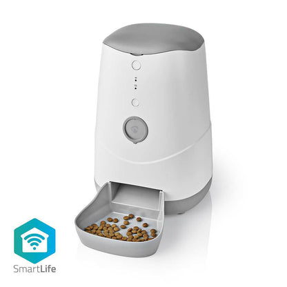 Nedis SmartLife Pet Food Dispenser | Automatic Dog and Cat Feeder | Wi-Fi | 3.7 l | Android™ / IOS