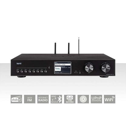 Imperial DABMAN i560 CD All-in-one HiFi System with Amplifier and CD Player DAB+ / FM / Internet / Bluetooth Black