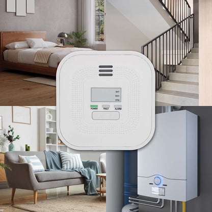Alecto COA4010 Carbon monoxide Alarm with 10 year Sensor Runtime | LED Indication | EN50291-1:20180 | White