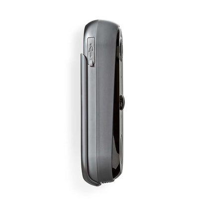 Nedis SmartLife Video Doorbell | Wi-Fi | Battery Powered | Full HD 1080p | Cloud Storage (optional) / microSD (not included) | IP54 | With motion sensor | Night vision | Grey
