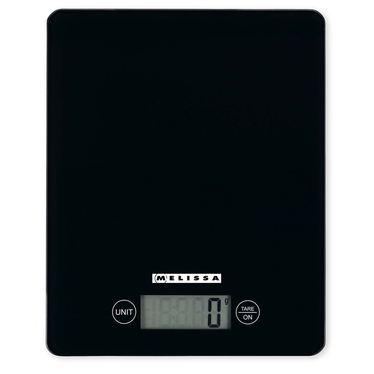MELISSA Electronic Digital Kitchen Weighing Scales | 5kgs | Black