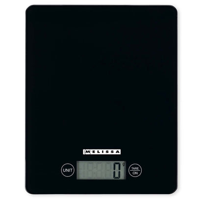 MELISSA Electronic Digital Kitchen Weighing Scales | 5kgs | Black