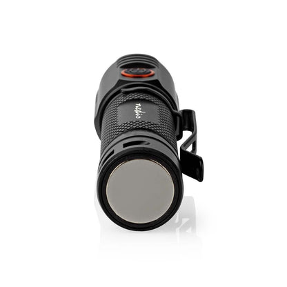 Nedis LED Torch | Battery Powered | 3.7 V DC | 20 W | N/A | Batteries included | Rechargeable | Rated luminous flux: 2000 lm | Light range: 180 m | Beam angle: 10 °