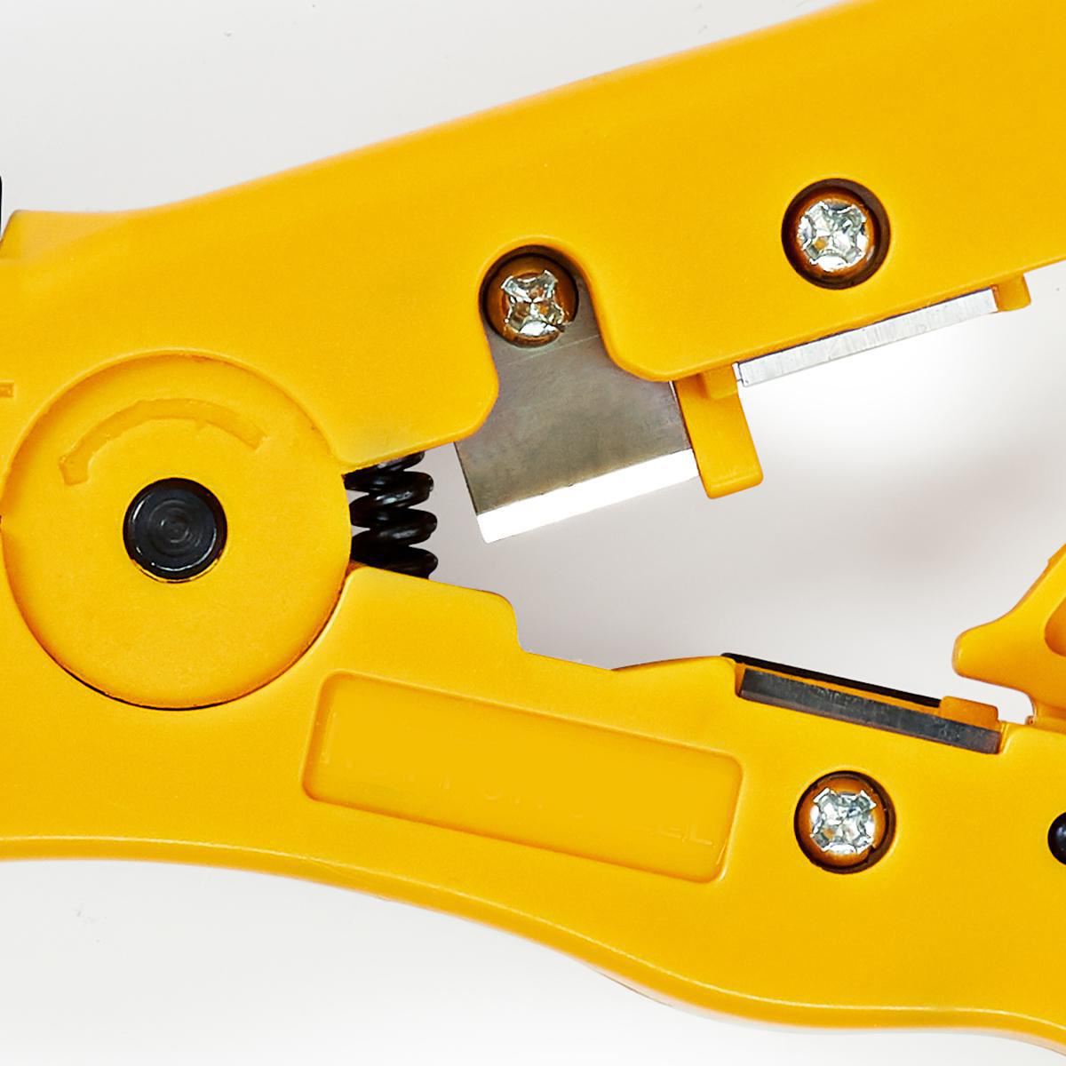 Nedis Cable Stripping Plier | Stripping Tool | ABS / Steel | Black / Yellow