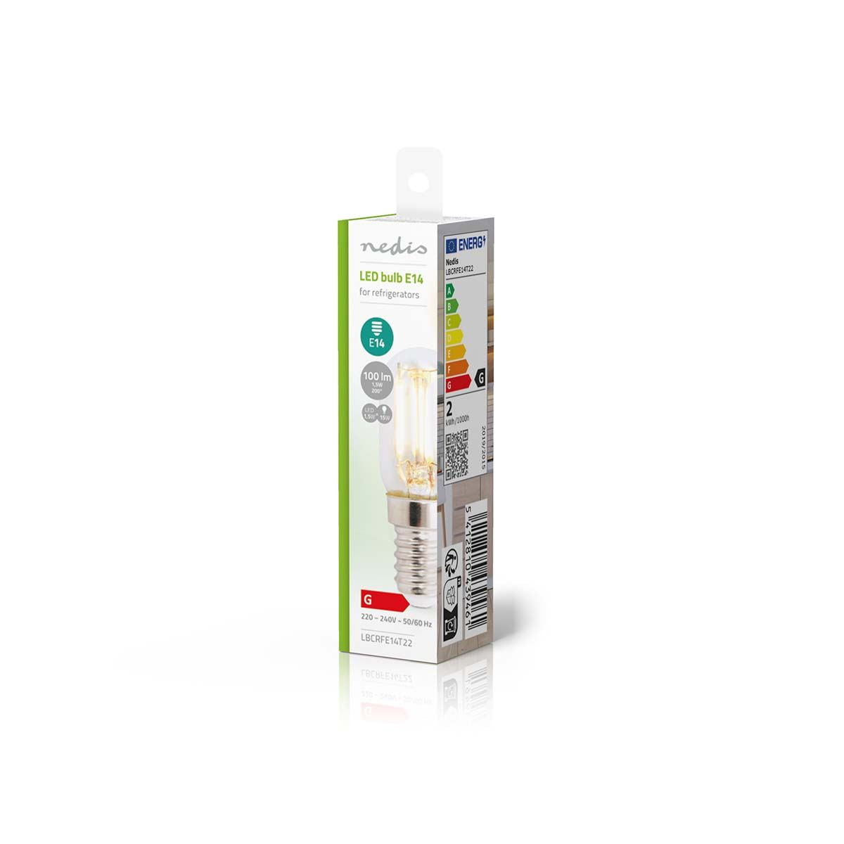 Nedis Refrigerator Bulb | LED | E14 | 1.5 W | T22