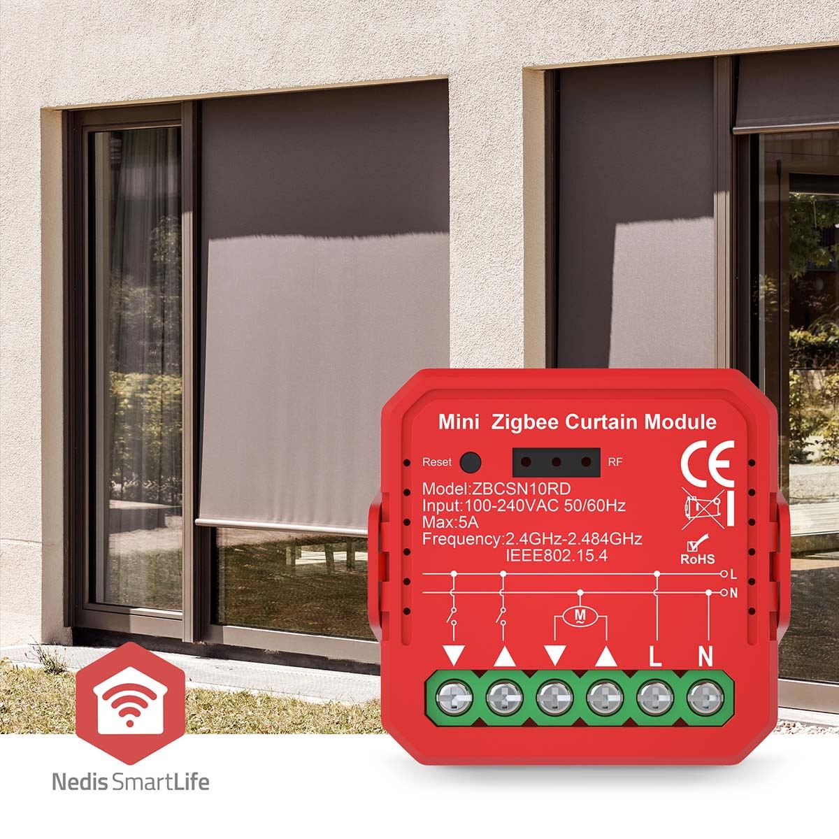 Nedis SmartLife Power Switch | Zigbee 3.0 | 1000 W | Terminal Connection | App available for: Android™ / IOS