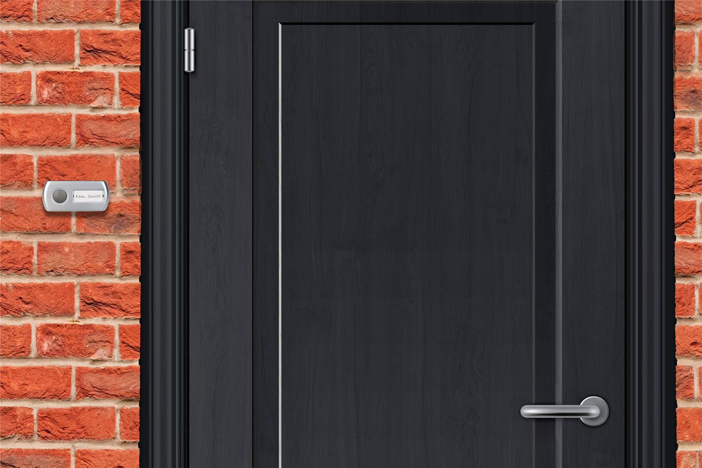 Alecto Wireless Battery Powered Doorbell | 36 Tones | Black / Silver