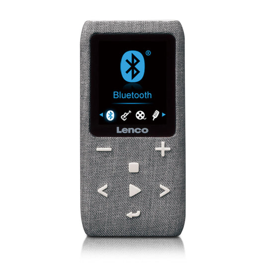 Lenco XEMIO-861GY | MP3/MP4 Player | Bluetooth® | 8GB | Micro SD Card Expansion | Grey