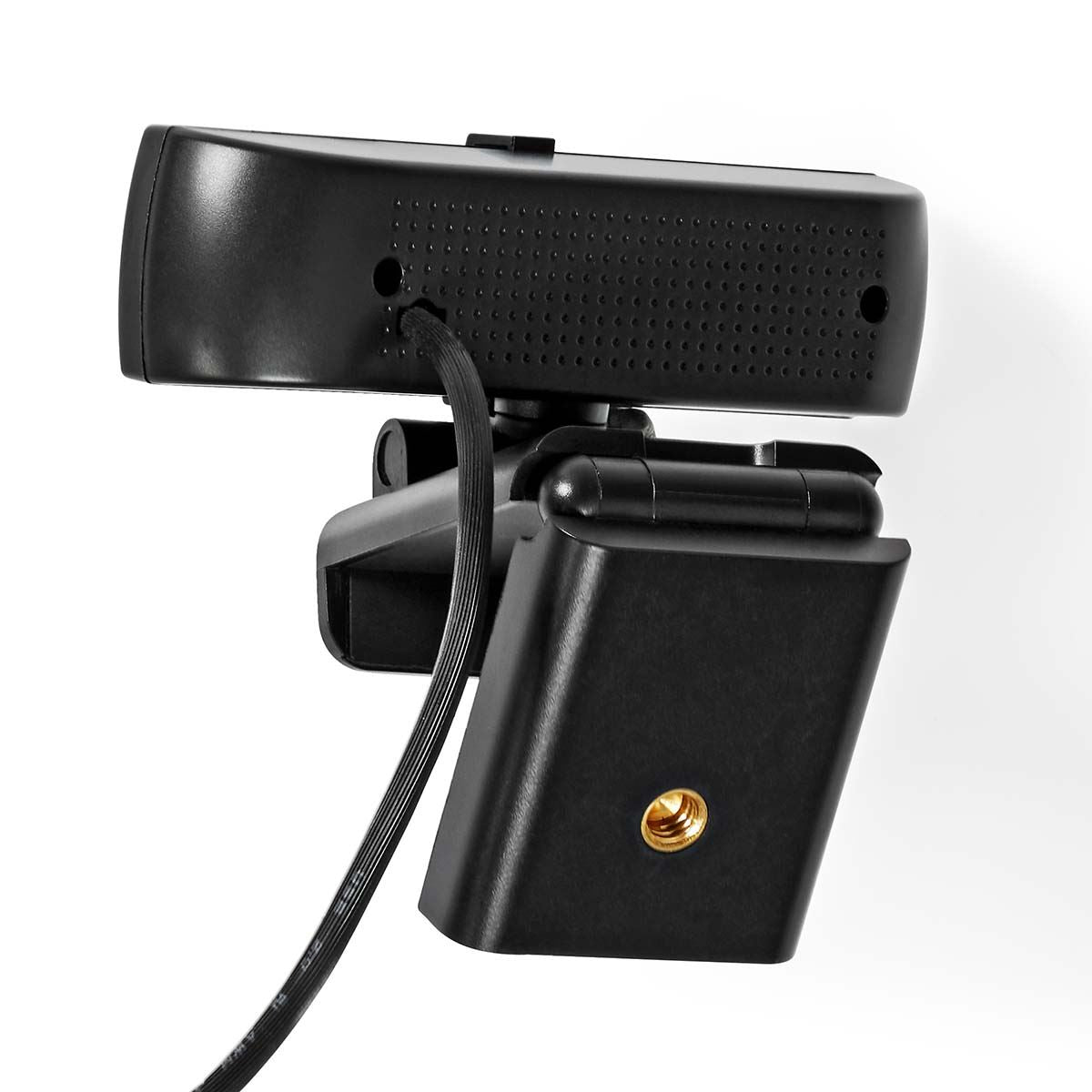 Nedis Webcam | Full HD@60fps / 4K@30fps | Auto Focus | Built-In Microphone | Black