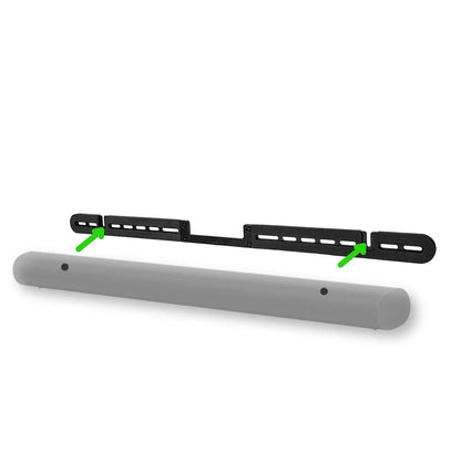 Nedis Soundbar Mount | Compatible with: Sonos® Arc™ | Wall | 10 kg | Fixed | ABS / Steel | Black