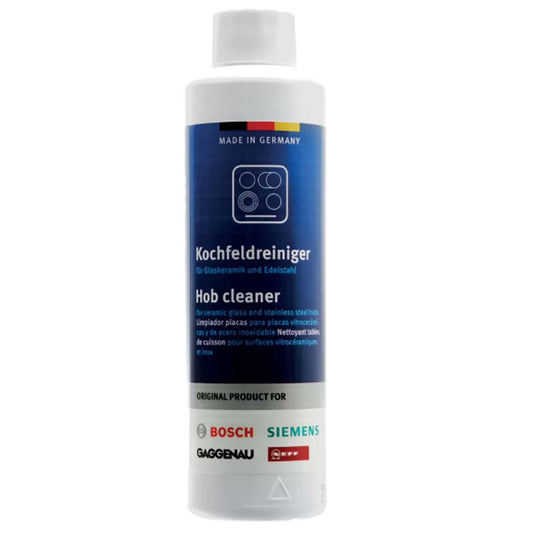 Bosch Glass ceramic cleaner for ceramic, induction and stainless steel hobs - 250 ml