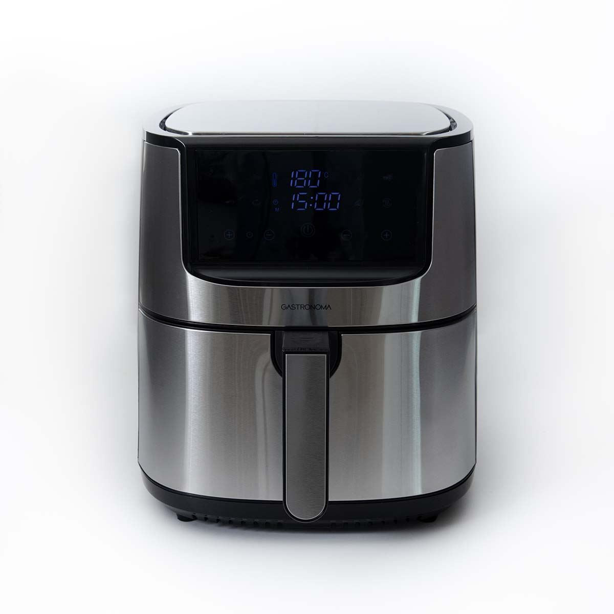 Gastronoma Digital Hot Air Fryer XXL 8 l | 60-min Timer | 8 Presets | Plastic / Stainless Steel