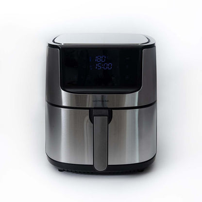 Gastronoma Digital Hot Air Fryer XXL 8 l | 60-min Timer | 8 Presets | Plastic / Stainless Steel