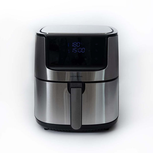 Gastronoma Digital Hot Air Fryer XXL 8 l | 60-min Timer | 8 Presets | Plastic / Stainless Steel
