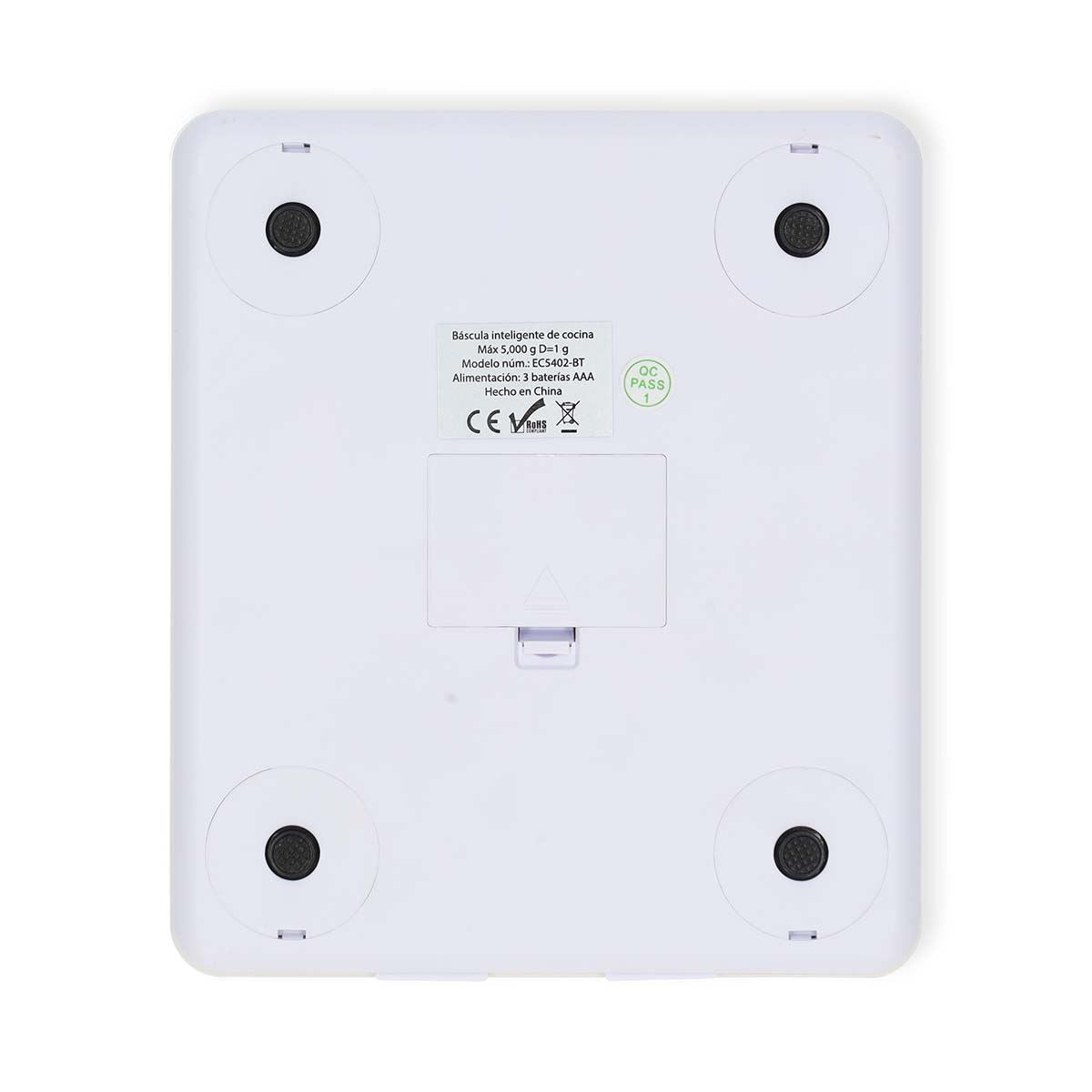 Nedis SmartLife Kitchen Scale | Bluetooth® | Glass / Plastic | White
