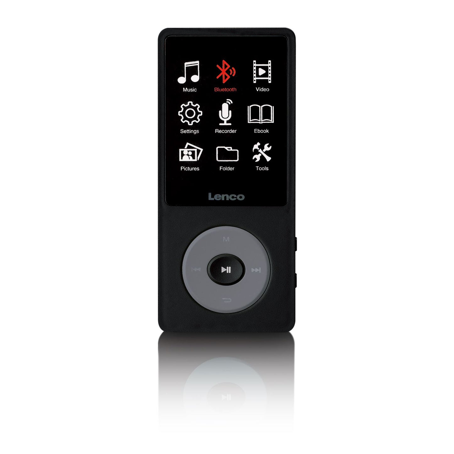 Lenco XEMIO-860BK | MP3/MP4 Player | Bluetooth® | 8GB | Micro SD Card Expansion | Black