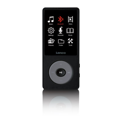 Lenco XEMIO-860BK | MP3/MP4 Player | Bluetooth® | 8GB | Micro SD Card Expansion | Black