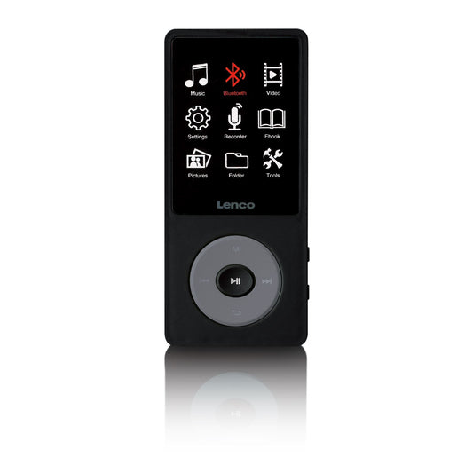 Lenco XEMIO-860BK | MP3/MP4 Player | Bluetooth® | 8GB | Micro SD Card Expansion | Black