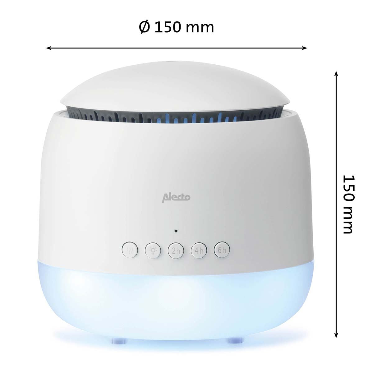 Alecto BC23 | Aroma diffuser | Night Light & Humidifier | White
